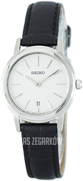 Seiko Biały/Skóra Ø27 mm SXB425P1