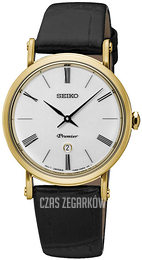 Seiko Biały/Skóra Ø30 mm SXB432P1
