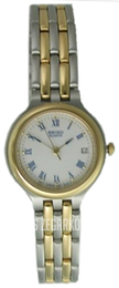 Seiko Dress Ladies Biały/Stal w odcieniu złota SXD110