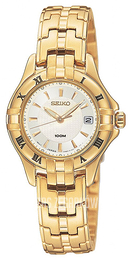 Seiko Srebrny/Stal w kolorze różowego złota Ø26 mm SXDA30