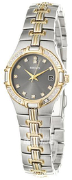 Seiko Dress Ladies Szary/Stal w odcieniu złota Ø25 mm SXDA40