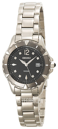 Seiko Dress Ladies Czarny/Stal Ø30 mm SXDB25