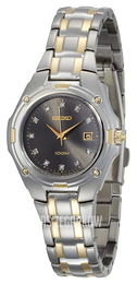 Seiko Czarny/Stal Ø28 mm SXDB50