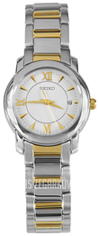 Seiko Dress Ladies Srebrny/Stal w odcieniu złota Ø36.5 mm SXDC21P1