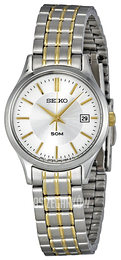 Seiko Dress Ladies Srebrny/Stal w odcieniu złota Ø34 mm SXDC39