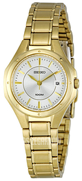 Seiko Dress Ladies Srebrny/Stal w odcieniu złota Ø27 mm SXDE16