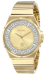 Seiko Dress Ladies Żółte złoto/Stal w odcieniu złota Ø35.5 mm SXDF72
