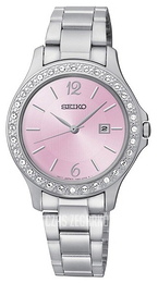 Seiko Dress Ladies Różowy/Stal Ø32 mm SXDF75