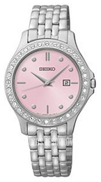 Seiko Dress Ladies Różowy/Stal Ø30 mm SXDF89