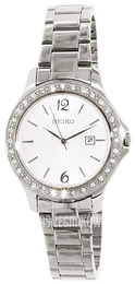Seiko Dress Ladies Biały/Stal Ø30 mm SXDF97