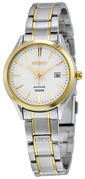 Seiko Dress Ladies Srebrny/Stal w odcieniu złota Ø29 mm SXDG20P1