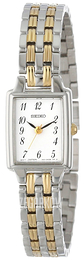 Seiko Dress Ladies Biały/Stal w odcieniu złota SXGL61