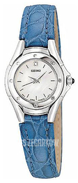 Seiko Dress Ladies Biały/Skóra Ø22 mm SXGL65
