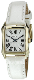 Seiko Biały/Skóra Ø36 mm SXGP24P1