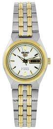 Seiko 5 Biały/Pozlacana Ø24 mm SYM796K