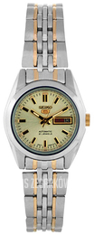 Seiko 5 Szampański/Stal w odcieniu złota Ø24 mm SYMA37