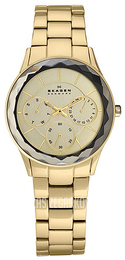Skagen Classic Szampański/Stal w odcieniu złota Ø34 mm 344LGXG