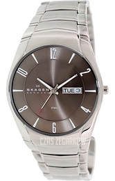 Skagen Charcoal Brązowy/Stal Ø38 mm 531XLSXM1