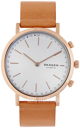 Skagen Hald Biały/Skóra Ø40 mm SKT1204