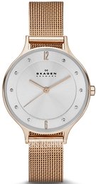 Skagen Anita Srebrny/Stal w kolorze różowego złota Ø30 mm SKW2151