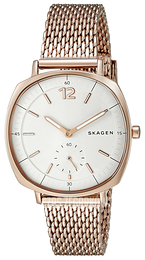 Skagen Rungsted Biały/Stal w kolorze różowego złota SKW2401