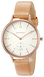 Skagen Anita Biały/Skóra Ø34 mm SKW2405