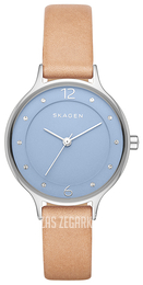 Skagen Anita Niebieski/Skóra Ø30 mm SKW2471