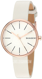 Skagen Signatur Biały/Skóra Ø30 mm SKW2595