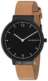Skagen Ancher Czarny/Skóra Ø34 mm SKW2609