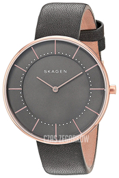 Skagen Gitte Szary/Skóra Ø38 mm SKW2613