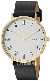 Skagen Hald Biały/Skóra Ø34 mm SKW2678
