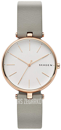 Skagen Signatur Biały/Skóra Ø36 mm SKW2710