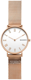 Skagen Hald Biały/Stal w kolorze różowego złota Ø34 mm SKW2714