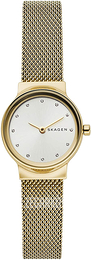 Skagen Freja Biały/Stal w odcieniu złota Ø26 mm SKW2717