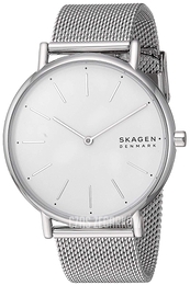 Skagen Signatur Biały/Stal Ø38 mm SKW2785