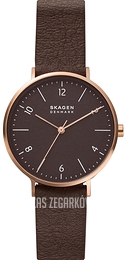 Skagen Aaren Naturals Brązowy/Skóra Ø36 mm SKW2971