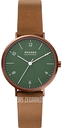 Skagen Aaren Naturals Zielony/Skóra Ø36 mm SKW2973