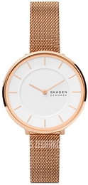 Skagen Gitte Srebrny/Stal w kolorze różowego złota Ø38 mm SKW3013