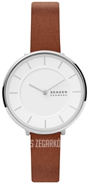 Skagen Gitte Srebrny/Skóra Ø38 mm SKW3015