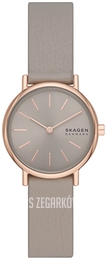 Skagen Signatur Lille Szary/Skóra Ø30 mm SKW3060