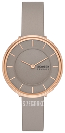 Skagen Gitte Szary/Skóra Ø30 mm SKW3061