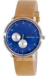 Skagen Hald Niebieski/Skóra Ø40 mm SKW6167