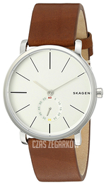 Skagen Hagen Biały/Skóra Ø40 mm SKW6273