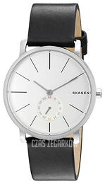 Skagen Hagen Biały/Skóra Ø40 mm SKW6274