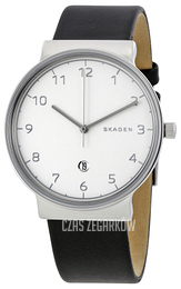 Skagen Ancher Biały/Skóra Ø40 mm SKW6291