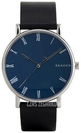 Skagen Signatur Niebieski/Skóra Ø40 mm SKW6434