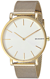 Skagen Hagen Biały/Stal w odcieniu złota Ø38 mm SKW6443