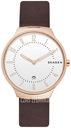 Skagen Grenen Biały/Skóra Ø38 mm SKW6458