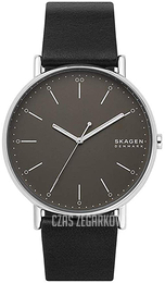 Skagen Signatur Szary/Skóra Ø45 mm SKW6528