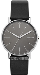 Skagen Signatur Szary/Skóra Ø40 mm SKW6654